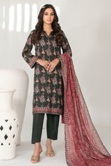 Mehza By Tawakkal Stitched 3 Piece Rotary Lawn Vol-02 Suit-D-3236