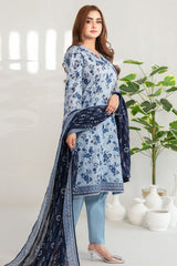 Mehza By Tawakkal Unstitched 3 Piece Rotary Lawn Vol-02 Suit-D-3240