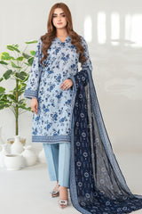 Mehza By Tawakkal Stitched 3 Piece Rotary Lawn Vol-02 Suit-D-3240