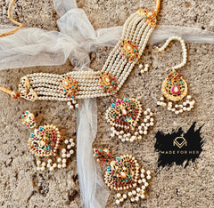 Made For Her-Hyderabadi Heritage Choker Set - WM1001