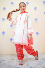 Shanzey Stitched 3 Piece Emb Lawn Farshi Edit Suit-SHK-4432