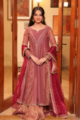 Omal By Komal Stitched 2 Piece Formals Suit-Hayat
