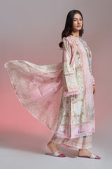 The Affordables By Mariam Malik Unstitched 3 Piece Digital Printed Lawn Collection'2025-Floral Grace