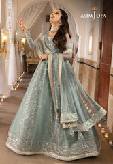 Asim Jofa Shehnai Festive Ajsh-14 Embroidered Net 3 Pcs