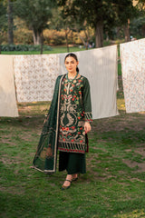 Lamhay by Panache Apparel Stitched Luxury Lawn Collection-Surreal Green