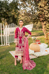 Lamhay by Panache Apparel Stitched Luxury Lawn Collection-Azalea
