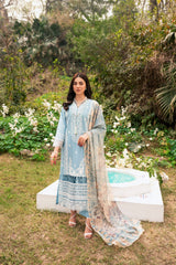 Lamhay by Panache Apparel Stitched Luxury Lawn Collection-Crystal