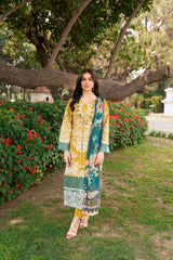 Lamhay by Panache Apparel Stitched Luxury Lawn Collection-Florid Haven