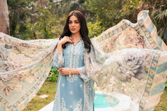 Lamhay by Panache Apparel Stitched Luxury Lawn Collection-Crystal