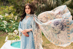 Lamhay by Panache Apparel Stitched Luxury Lawn Collection-Crystal