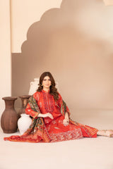 Ohana By Tawakkal Unstitched 3 Piece Emb Lawn Suit-D-3362