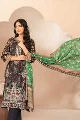 Ohana By Tawakkal Unstitched 3 Piece Emb Lawn Suit-D-3365