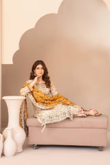 Ohana By Tawakkal Unstitched 3 Piece Emb Lawn Suit-D-3368