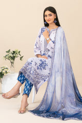 Zahlia By Tawakkal Unstitched 3 Piece Emb Lawn Suit-D-3371