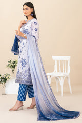 Zahlia By Tawakkal Unstitched 3 Piece Emb Lawn Suit-D-3371