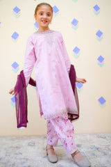 Shanzey Stitched 3 Piece Emb Lawn Farshi Edit Suit-SHK-4433