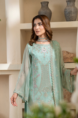 Anaya Noor By Zebtan Unstitched 3 Piece Luxury Formals Suit-AN-02