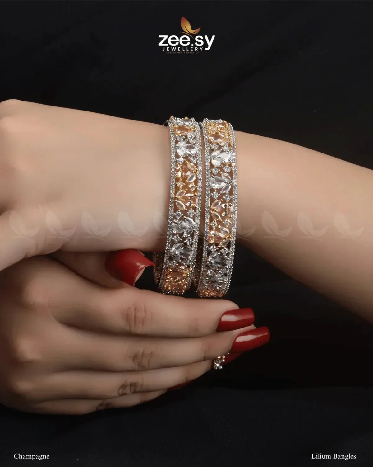 Lilium Bangles - Zeesy Jewellery