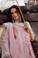 Gulmina Unstitched 3 Piece Luxury Lawn Vol-02 Suit-RosÃƒÂ© Dusk