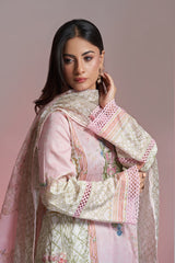 The Affordables By Mariam Malik Unstitched 3 Piece Digital Printed Lawn Collection'2025-Floral Grace