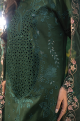 Mehru By Zebtan Unstitched 3 Piece Luxury Lawn Spring Suit-Mehru MZ-08