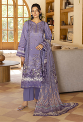 Zarwisha By Humdum Unstitched 3 Piece Digital Printed Emb Lawn Collection'2025-D-06