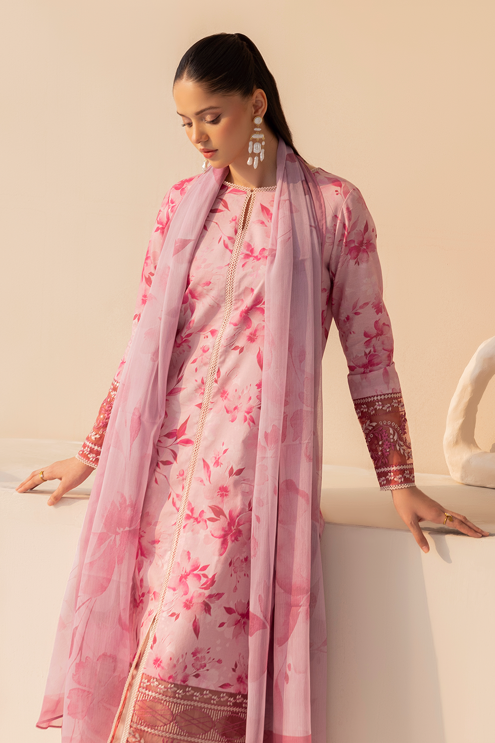 Daastan Edit 01 By Esra Stitched 3 Piece Emb Lawn Collection-DT-25-04