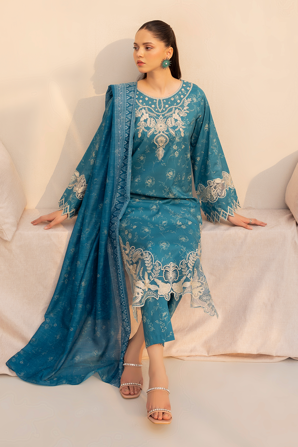 Daastan Edit 01 By Esra Stitched 3 Piece Emb Lawn Collection-DT-25-06