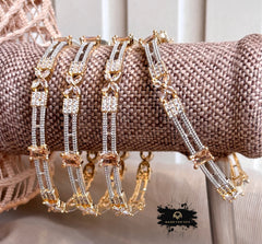 Made For Her-Starlume Zircon Bangles - Size 2.6 - KFS1001