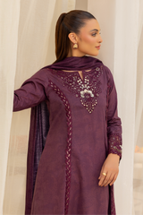 Daastan Edit 01 By Esra Stitched 3 Piece Emb Lawn Collection-DT-25-08