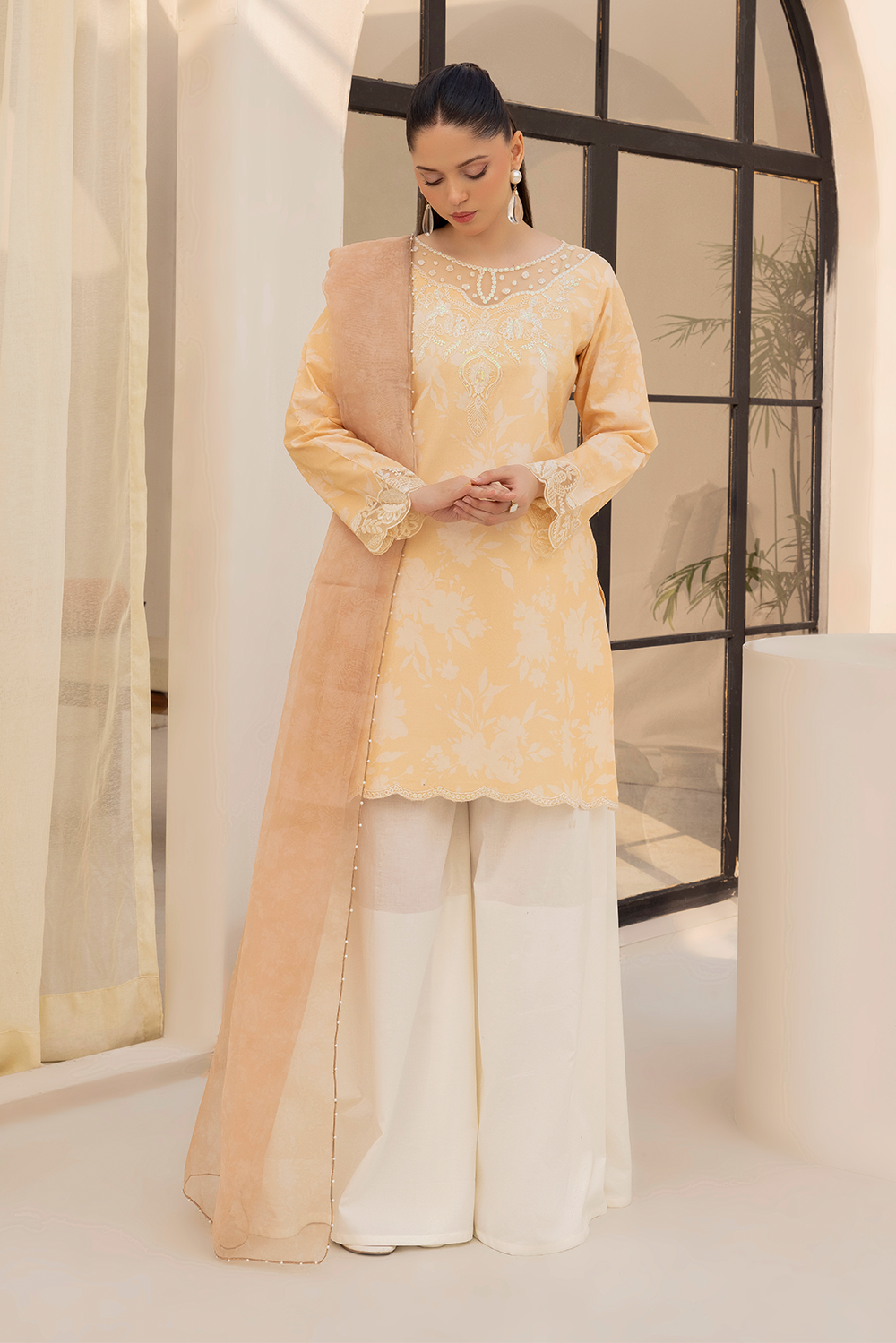 Daastan Edit 01 By Esra Stitched 3 Piece Emb Lawn Collection-DT-25-02