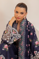 Daastan Edit 01 By Esra Stitched 3 Piece Emb Lawn Collection-DT-25-09