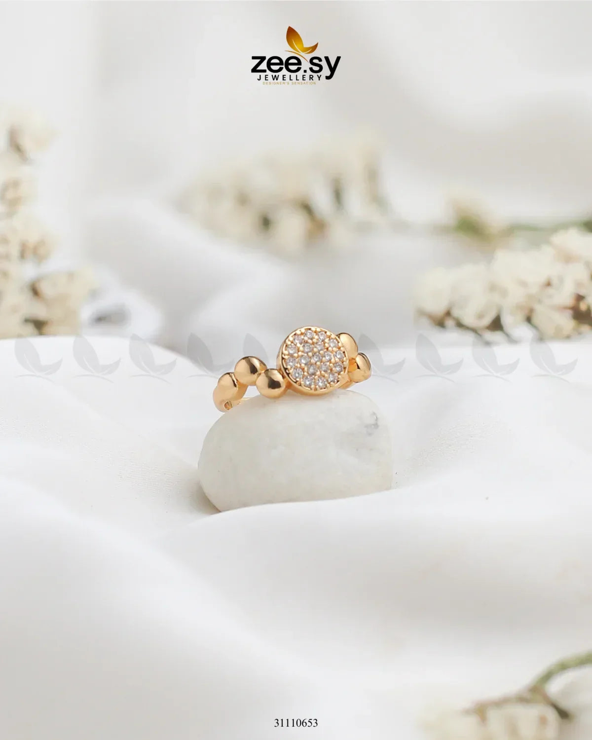 Zyphora Rings Golden - Zeesy Jewellery