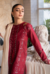 Mirha By Humdum Unstitched 3 Piece Lawn Collection-D-01