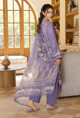 Zarwisha By Humdum Unstitched 3 Piece Digital Printed Emb Lawn Collection'2025-D-06