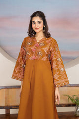 Tiraz Stitched 2 Piece Summer Suit-Baran