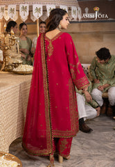 Asim Jofa Shehnai Festive Ajsh-09 Embroidered Raw Silk 3 Pcs
