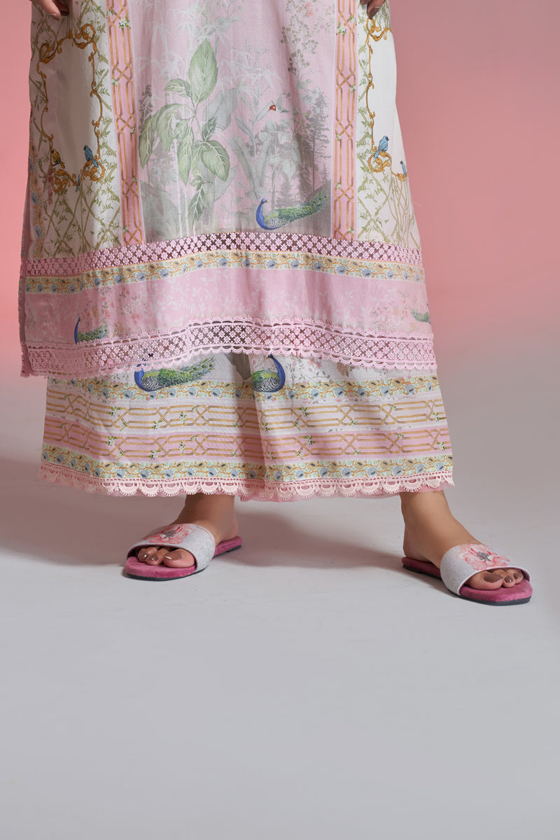 The Affordables By Mariam Malik Unstitched 3 Piece Digital Printed Lawn Collection'2025-Floral Grace