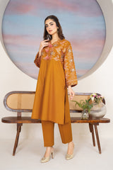 Tiraz Stitched 2 Piece Summer Suit-Baran