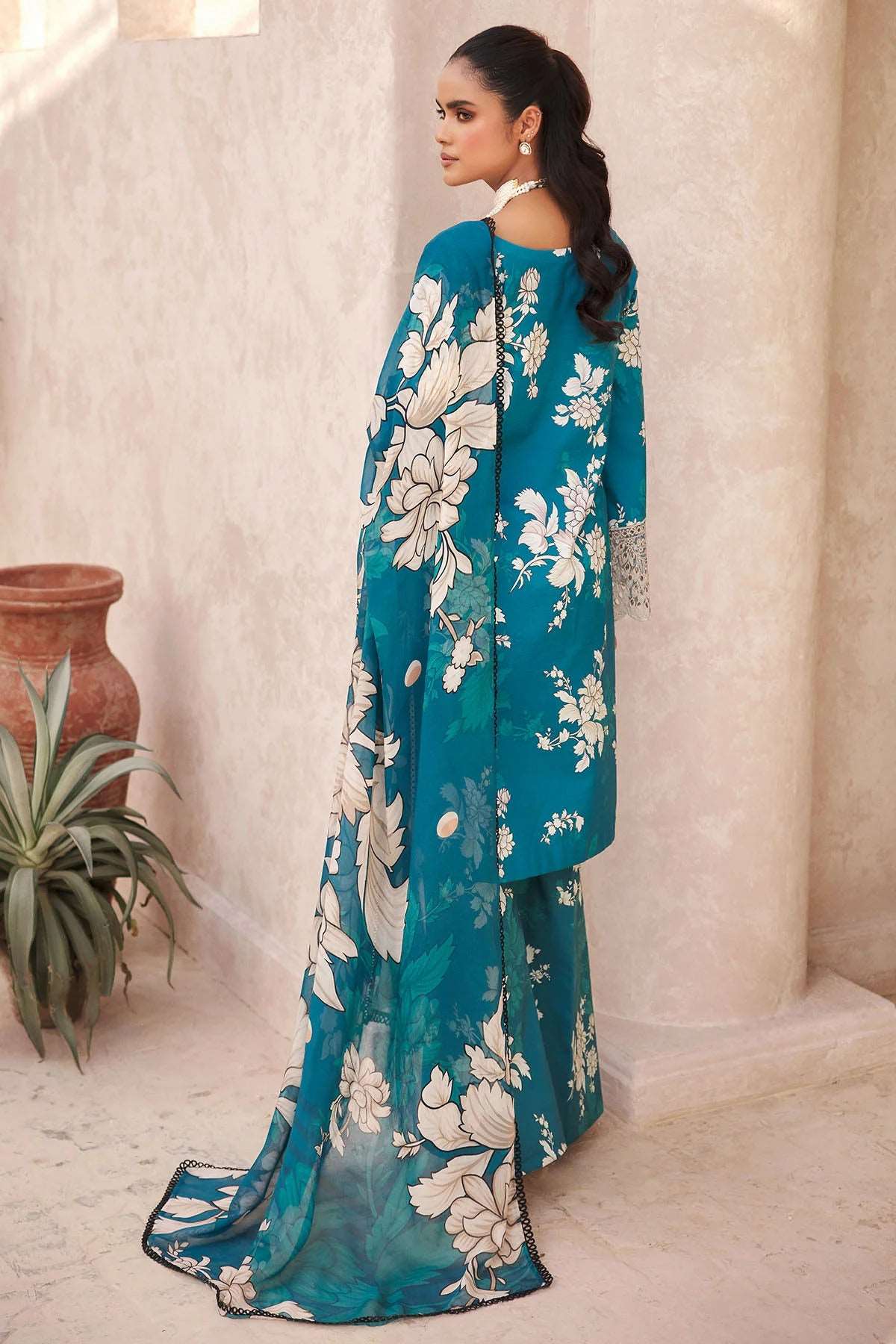 Amal by Motifz Unstitched 3 Piece Digital Print Emb Lawn Collection'2023-D-3737-Lilly