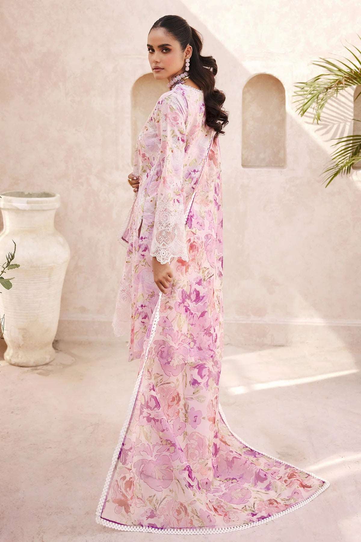 Amal by Motifz Unstitched 3 Piece Digital Print Emb Lawn Collection'2023-D-3738-Leah