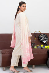 Modern Saheli By Tawakkal Stitched 3 Piece Fancy Emb Lawn Suit-D-3780