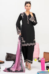 Modern Saheli By Tawakkal Stitched 3 Piece Fancy Emb Lawn Suit-D-3783