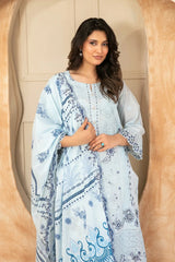 Mahabbah By Tawakkal Stitched 3 Piece Fancy Emb Lawn Vol-02 Suit-D-3798