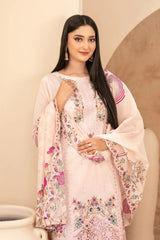 Mahabbah By Tawakkal Stitched 3 Piece Fancy Emb Lawn Vol-02 Suit-D-3799