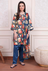 Coco By Humdum Unstitched 3 Piece Viscose Collection'2025-D08