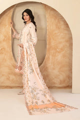 Mahabbah By Tawakkal Stitched 3 Piece Fancy Emb Lawn Vol-01 Suit-D-3801