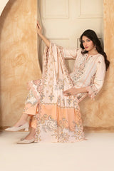 Mahabbah By Tawakkal Stitched 3 Piece Fancy Emb Lawn Vol-01 Suit-D-3801