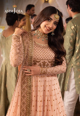 Asim Jofa Shehnai Festive Ajsh-15 Embroidered Net 3 Pcs
