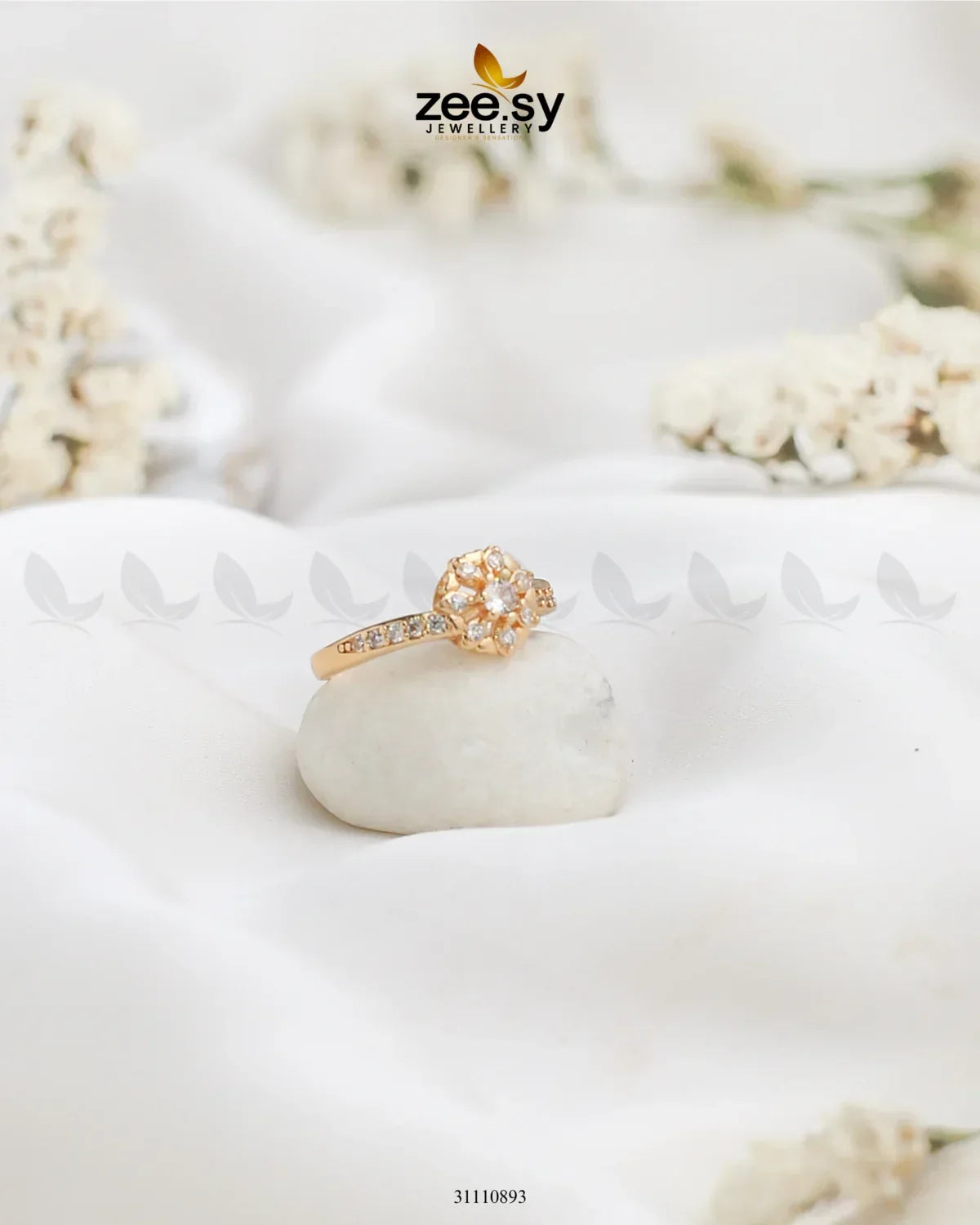 Luminara Ring Golden - Zeesy Jewellery